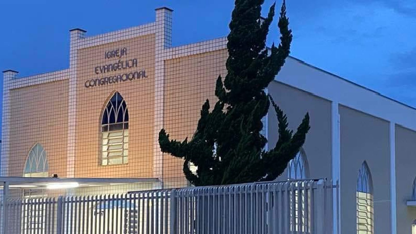 Fachada da Igreja Evangélica Congregacional, no Jardim Morumbi